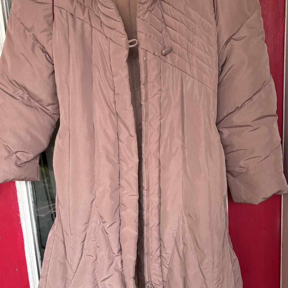 Elegant Mauve Women's Puffer Jacket